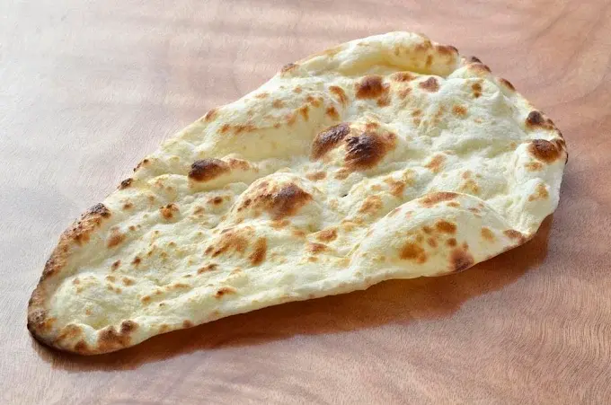 Garlic Naan at Nabi Grill Kebab East Indian Restaurant in Winnipeg, MB